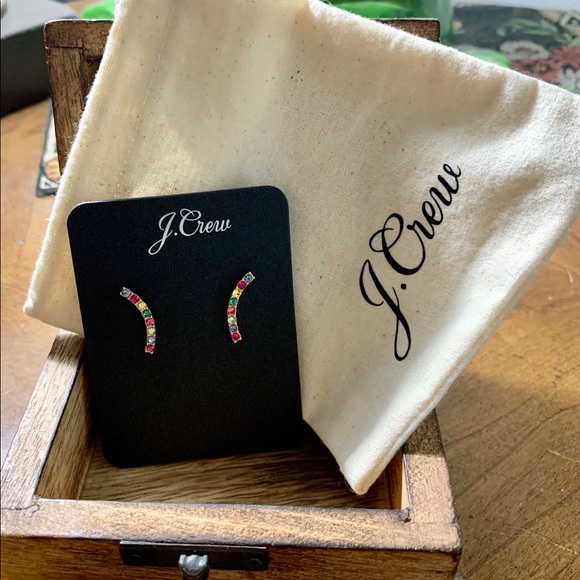 2/$25 J. Crew Multicolor Earrings, NWT - Picture 6 of 7